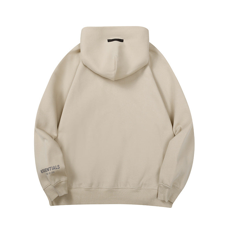 Fear of God ESSENTIALS Small Logo Hoodie, Chest & Sleeve Print