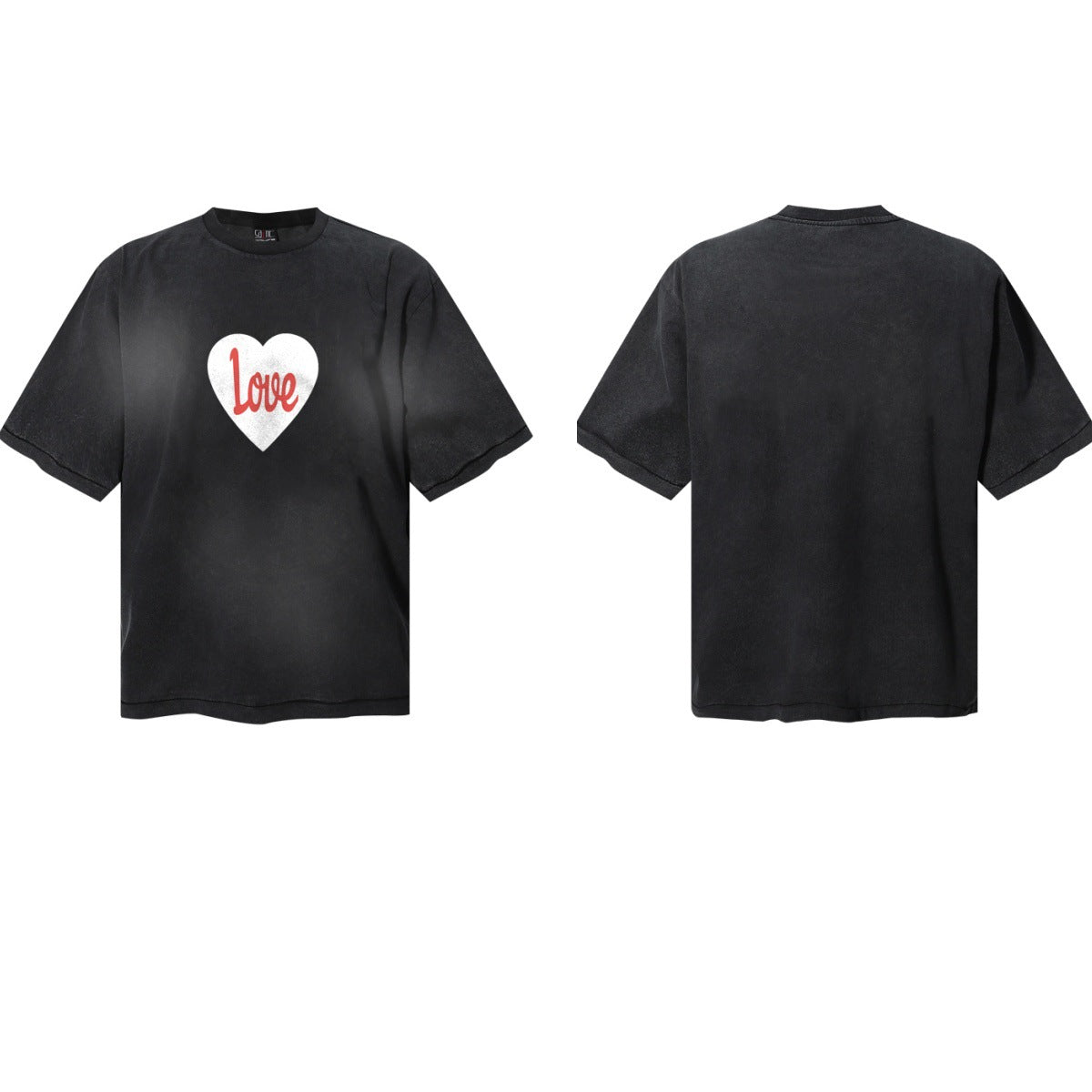 Saint Michael Vintage Washed Graphic Print Loose Streetwear T-Shirt