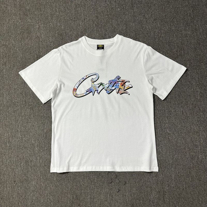 Corteiz Logo Letter Print Crew Neck Short Sleeve T‑Shirt Unisex