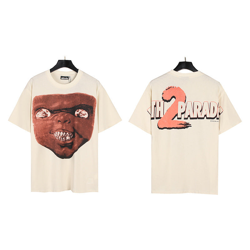 Hellstar Multi‑Graphic Print Crew Neck Short Sleeve Tee Unisex