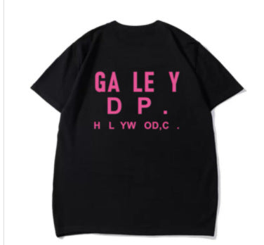 Gallery Dept Letter Graphic Short Sleeve Tee Streetwear Unisex