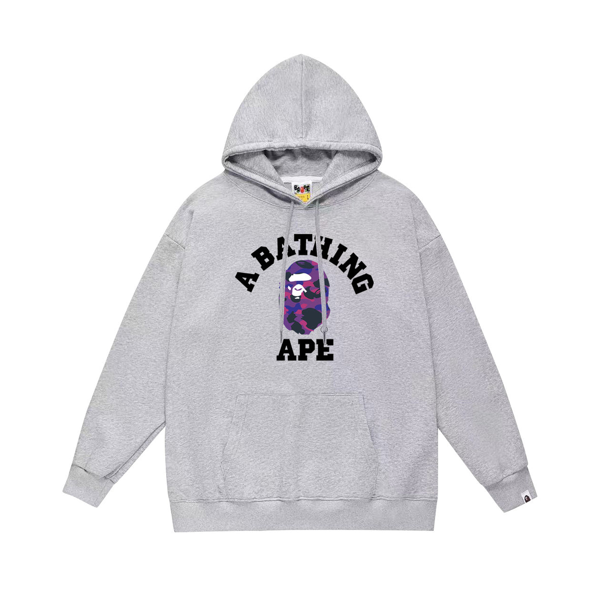 BAPE Hoodie Multi Camo Ape Head Print Street Fleece Pullover