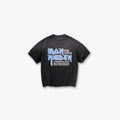 Represent Iron Maiden Letter Print Crew Neck Short Sleeve T Shirt Unisex
