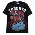 Vintage NBA Team Skeleton Graphic Unisex Oversized Streetwear Cotton Tee