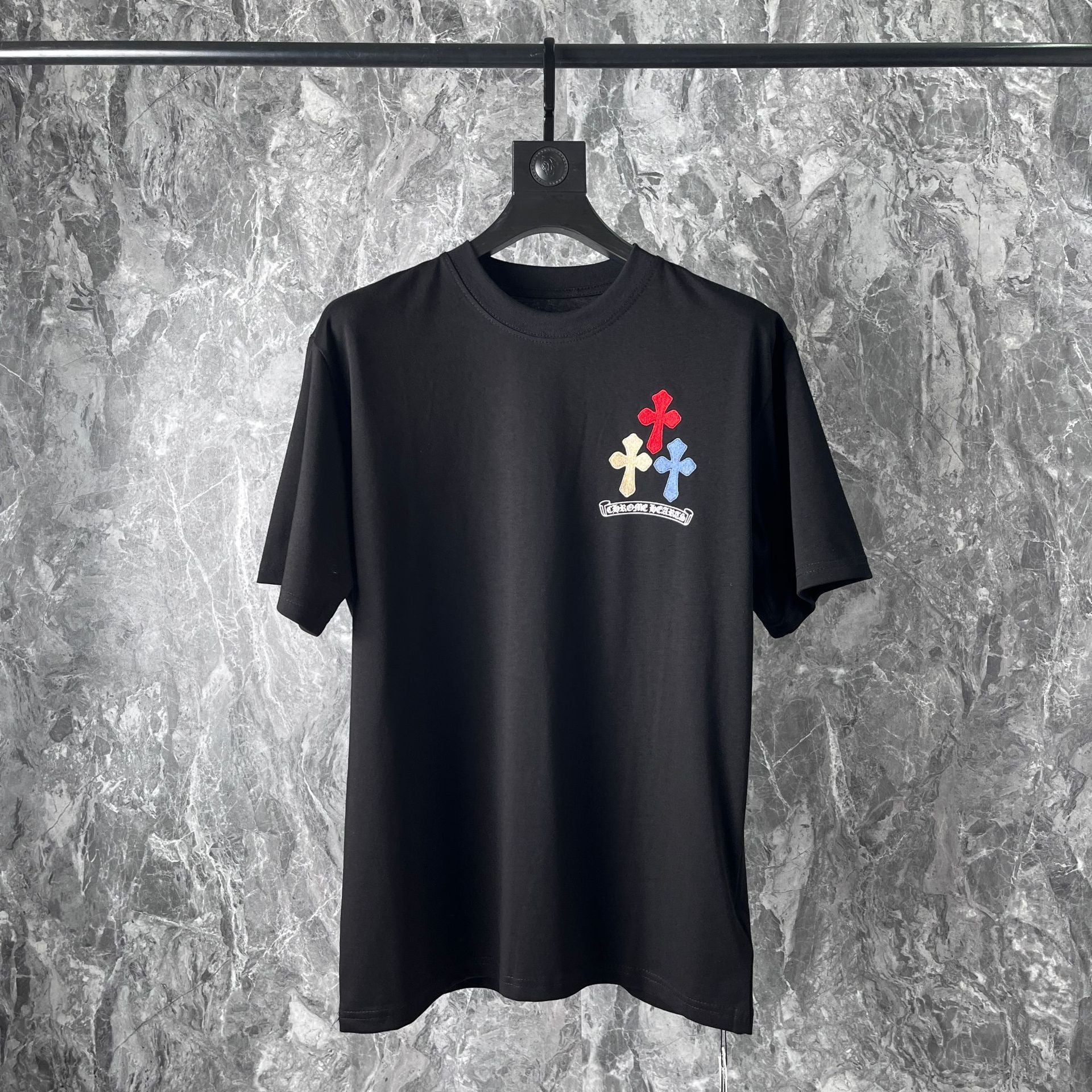 Chrome Hearts Cross Heavyweight Oversized T-Shirt Streetwear Unisex