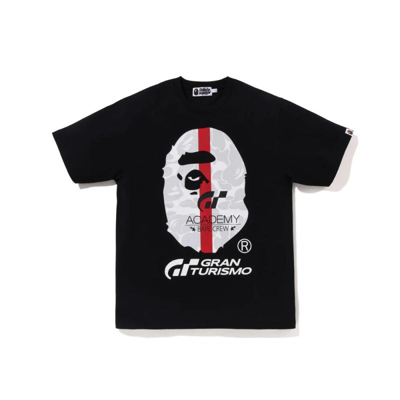BAPE Camo Shark Ape Head Print Crew Neck Short Sleeve T‑Shirt Unisex