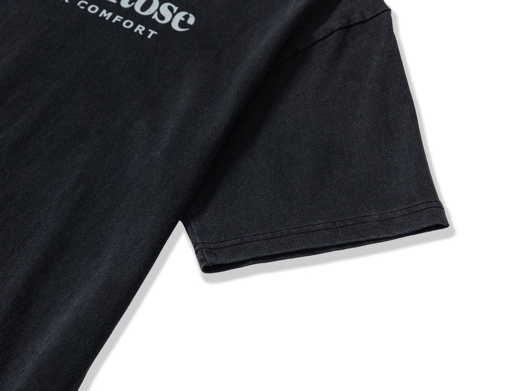 Martine Rose Washed Vintage Letter Print Crew Neck Short Sleeve T Shirt
