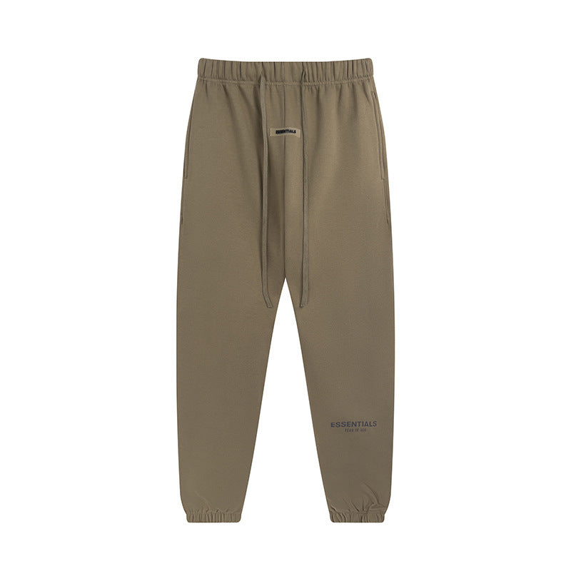 Fear of God ESSENTIALS 3D Reflective Letter Hoodie Pullover sweatpants