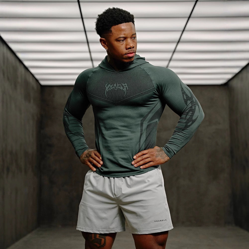 YOUNGLA 8062 Warrior Compression Hoodies