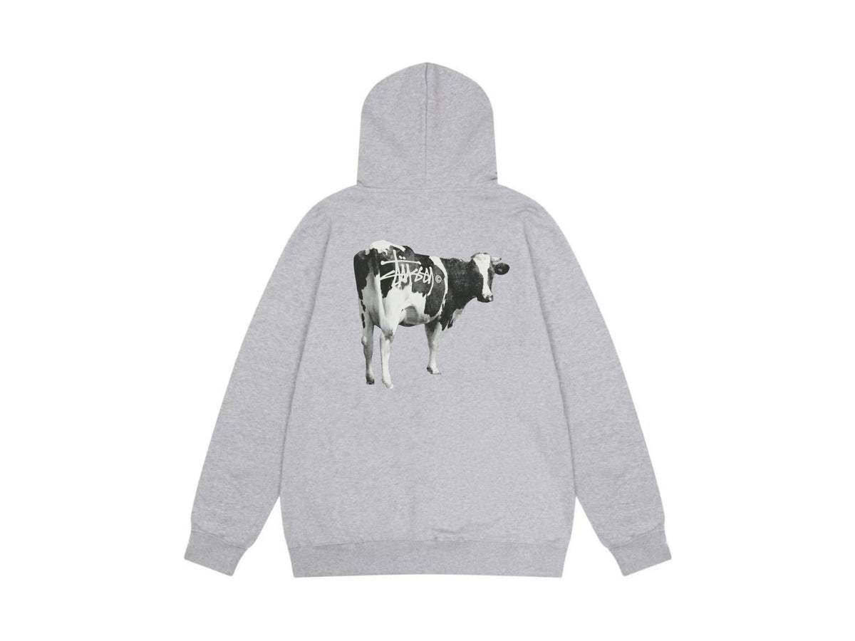 Stussy Zip Up Hoodie Multi Graphic Letter Print Streetwear Jacket