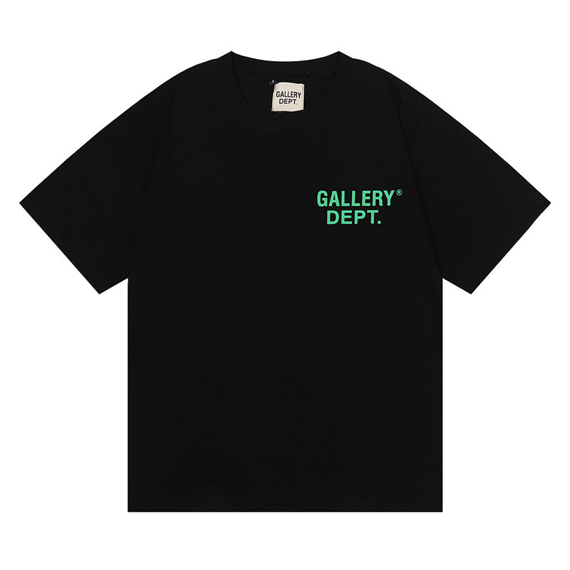 Gallery Dept Classic Logo Slogan Crew Neck Short Sleeve T‑Shirt Unisex
