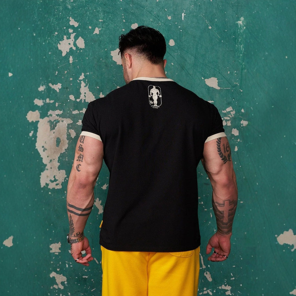 YOUNGLA 4009 Golds Gym Ringer Tees