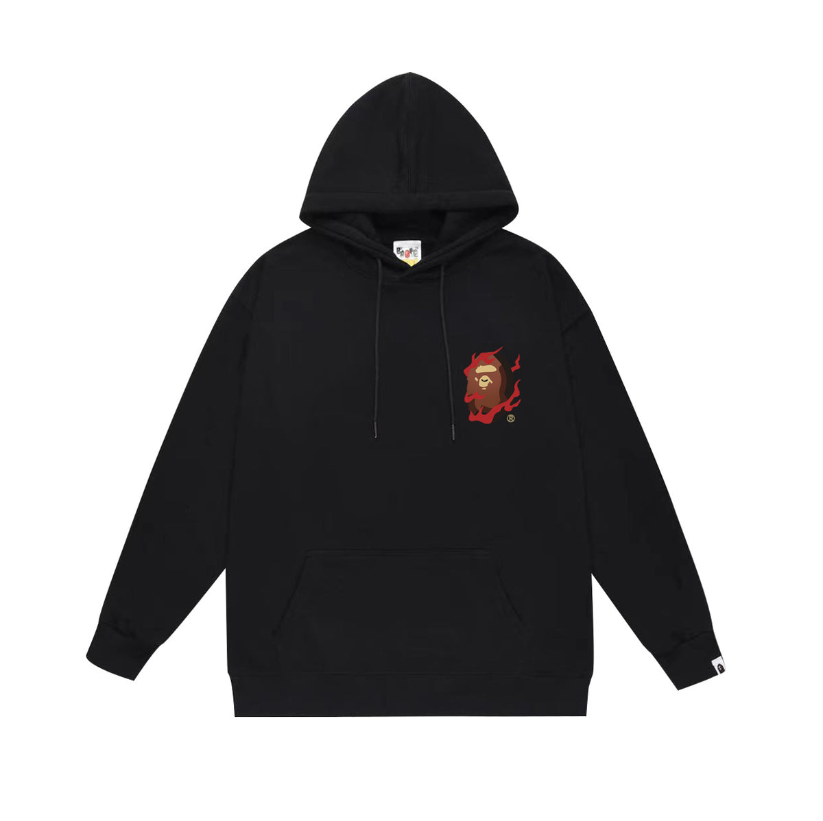 BAPE Hoodie Multi Camo Ape Head Print Street Fleece Pullover