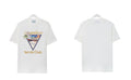 Casablanca Tennis Graphic T-Shirt Loose Oversized Short Sleeve Tee