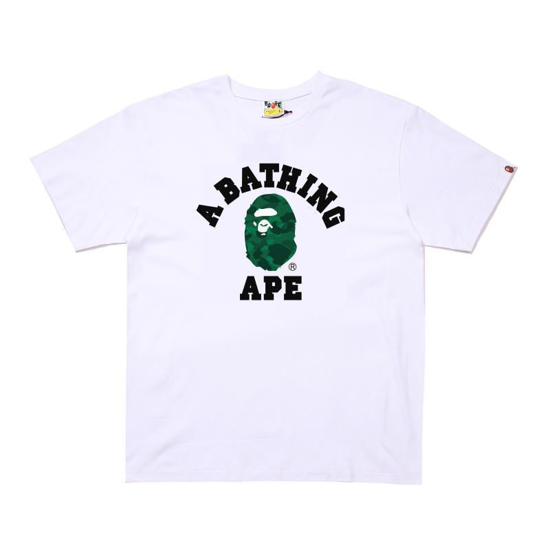 BAPE Ape Head Print Loose Unisex Streetwear T-Shirt