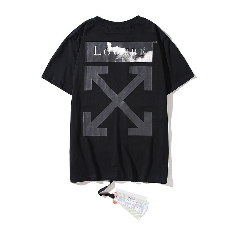 Off-White Arrow Graphic Print Short Sleeve Tee Streetwear Unisex