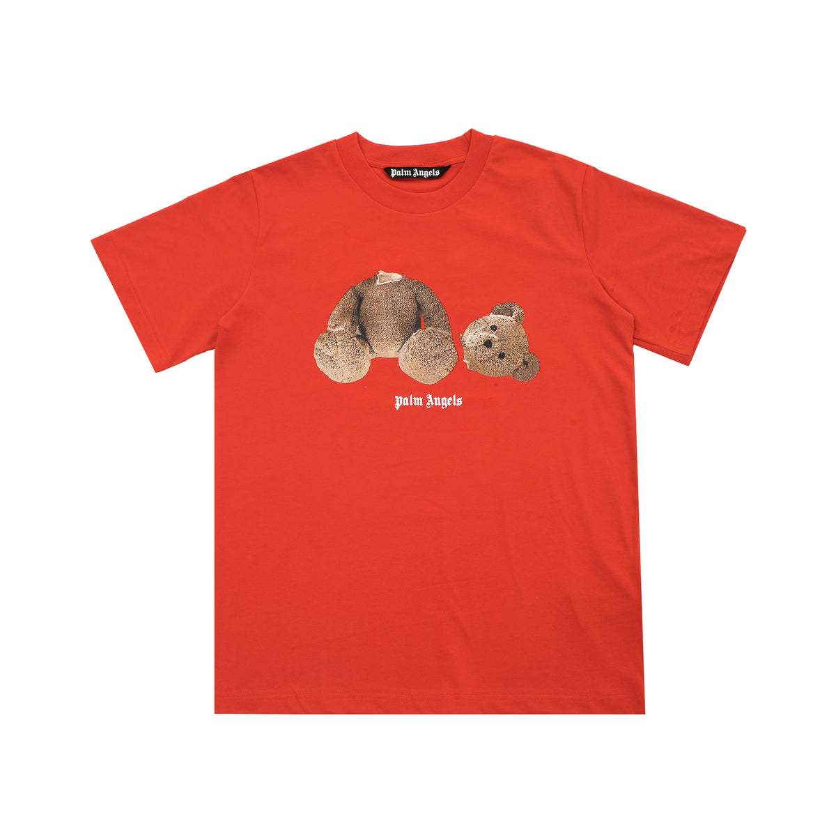 Palm Angels Teddy Bear Graphic Tee Loose Unisex Streetwear T-Shirt
