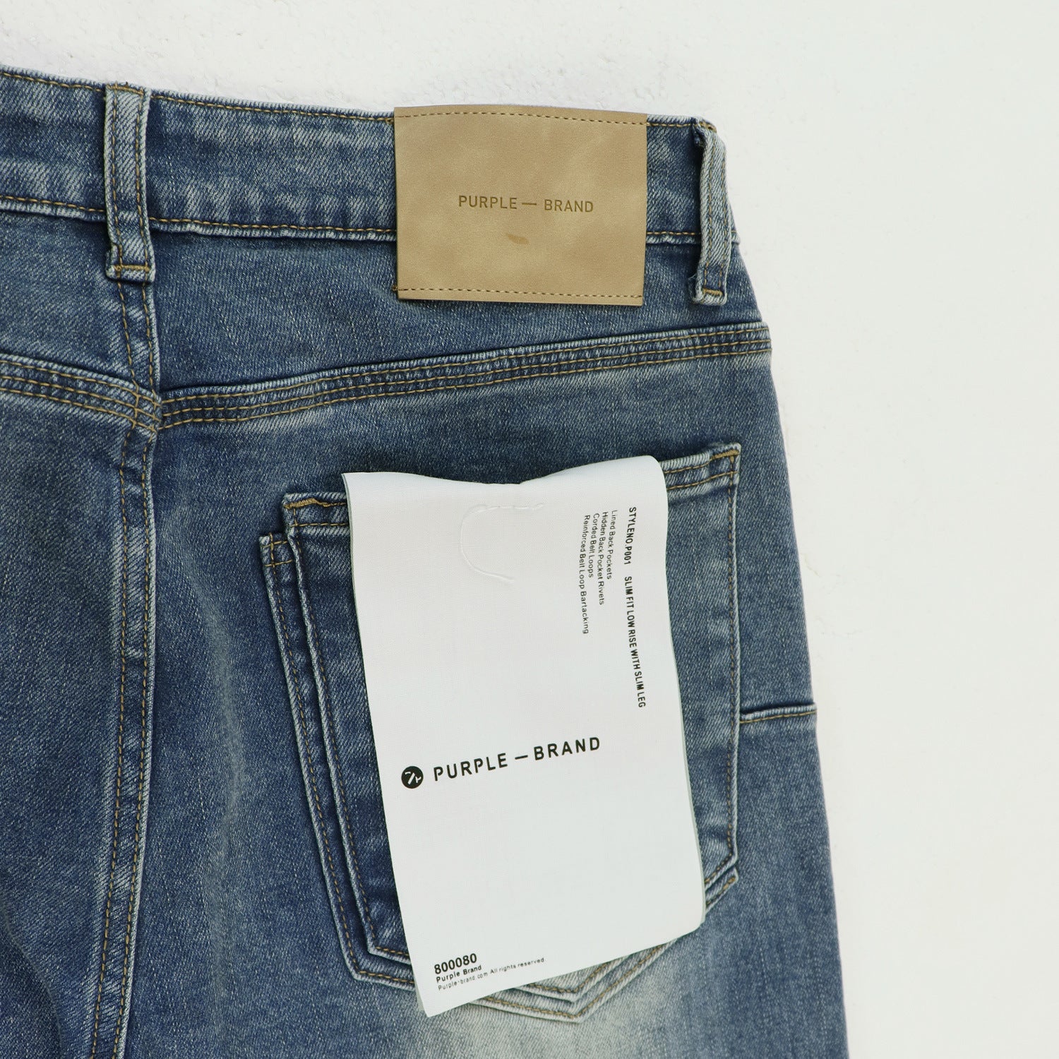 Purple Brand Carpenter Button Hem Denim Jeans Unisex