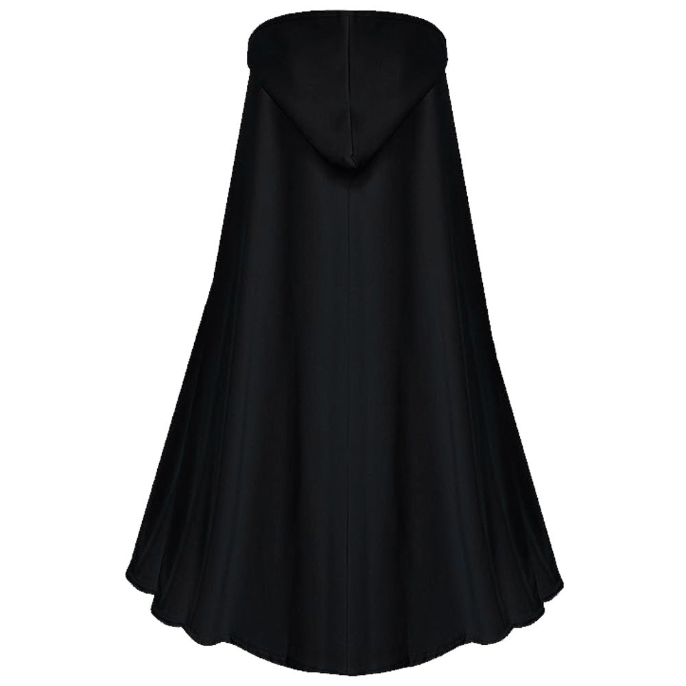 Halloween Men Reaper Cosplay Medieval Hooded Cloak Multi‑Color Cape