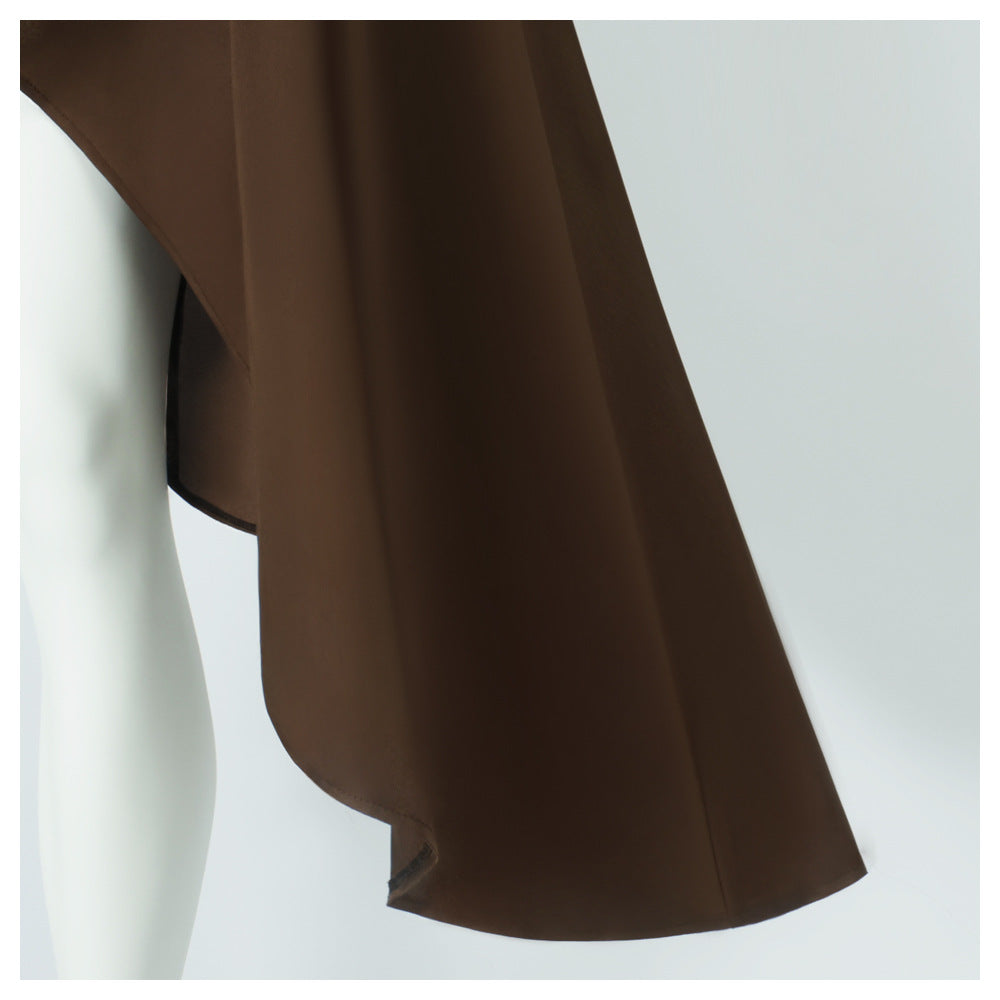 Halloween Medieval Knight Single Shoulder Cape Fantasy Cosplay Shawl