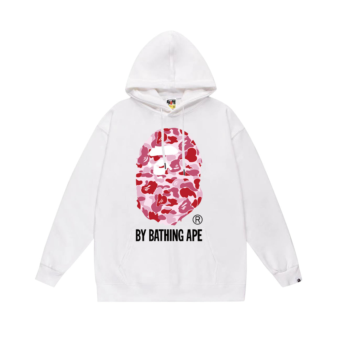 BAPE Hoodie Multi Camo Ape Head Print Street Fleece Pullover