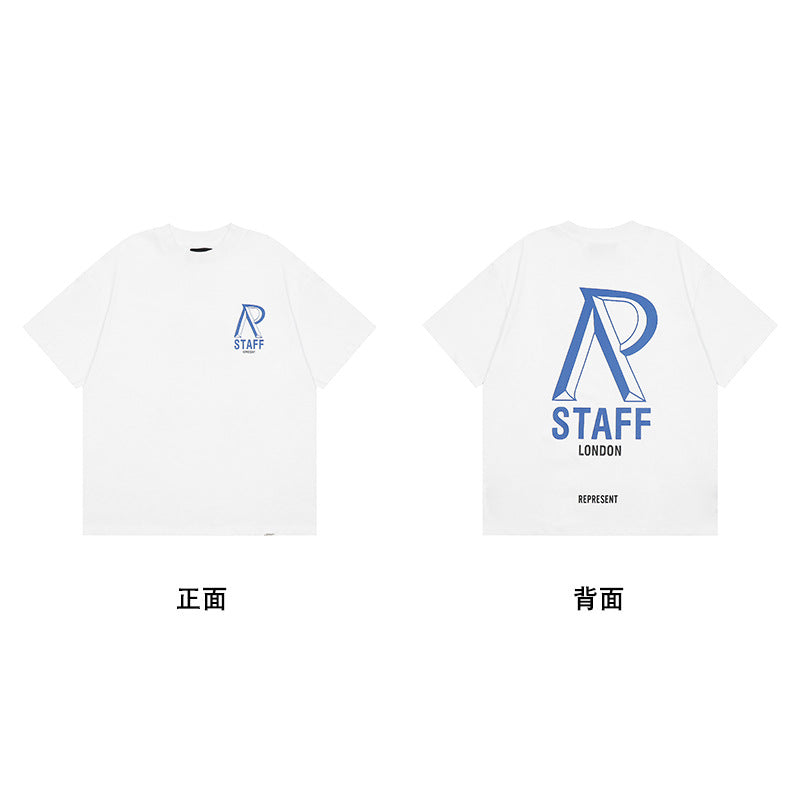 Represent Shark Washed Graphic Oversized Tee Streetwear Unisex