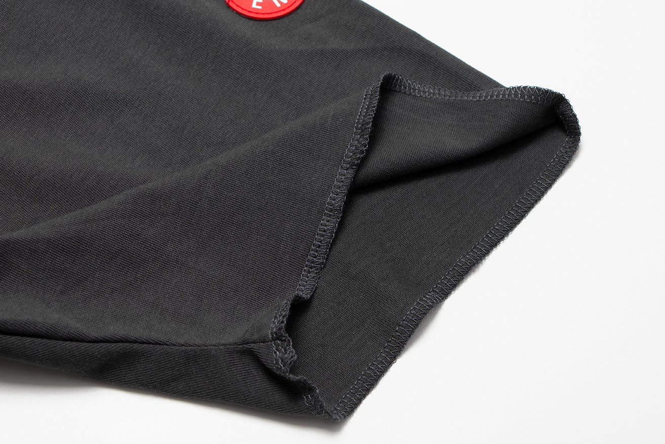 Cav Empt Washed Cross Patch Crew Neck Short Sleeve T Shirt Unisex