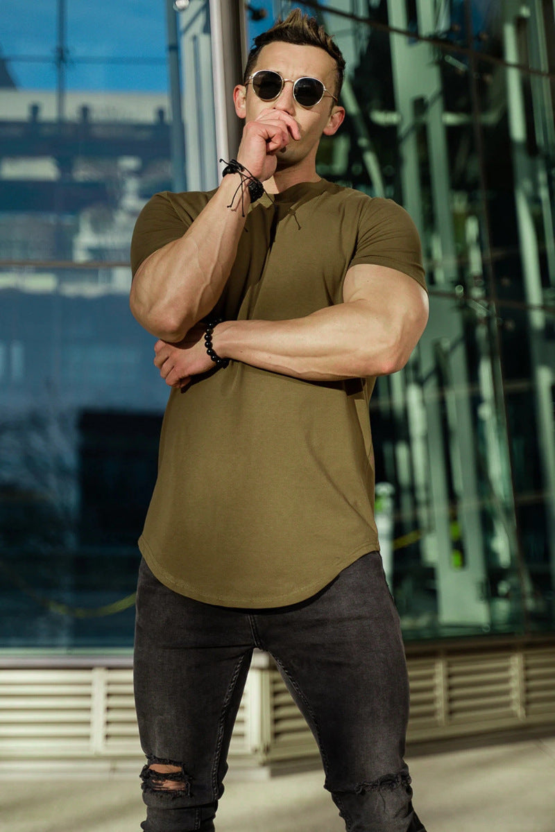 YOUNGLA 402 Perfect Tee - Scallop Bottom