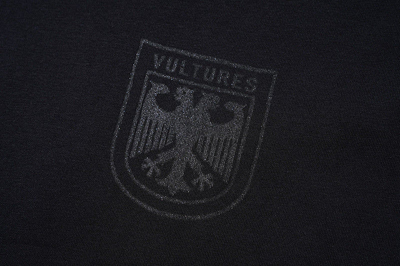 Vulture Eagle Crest Graphic Streetwear Oversized Batwing Long Sleeve T Shirt