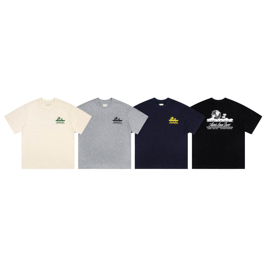 Aime Leon Dore Letter Graphic Crew Neck Short Sleeve T Shirt