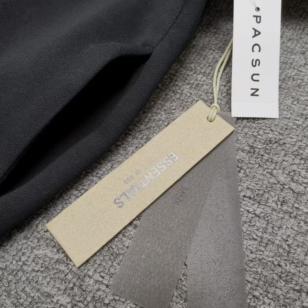 Essentials Silicon Letter Streetwear Pullover Hoodie