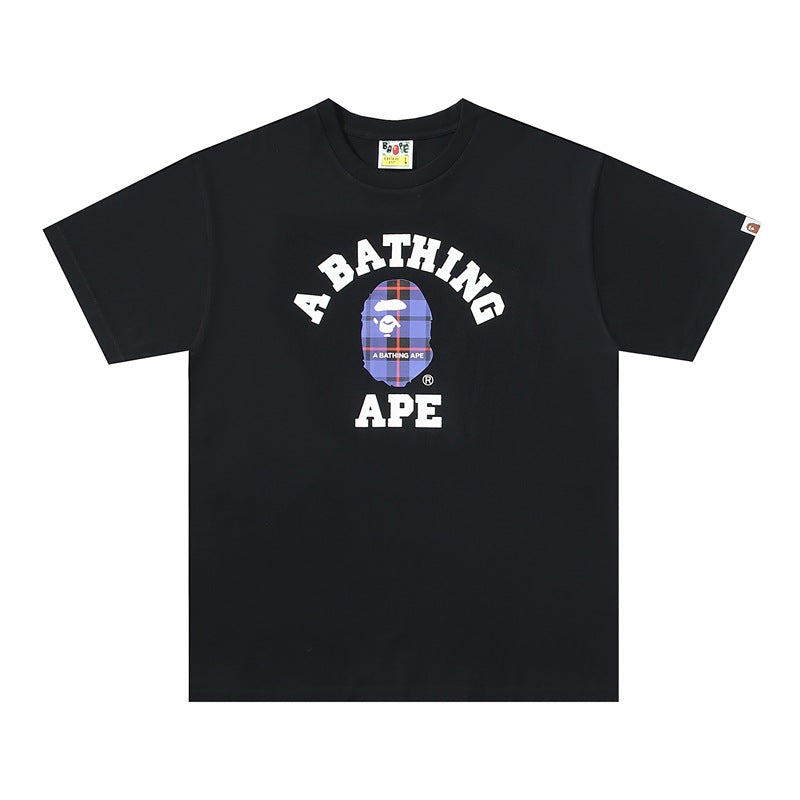 BAPE Ape Head Graphic Print Short Sleeve Tee Streetwear Unisex