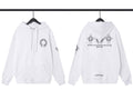 Chrome Hearts Horseshoe Cross Hoodie Goth Streetwear Graphic Pullover
