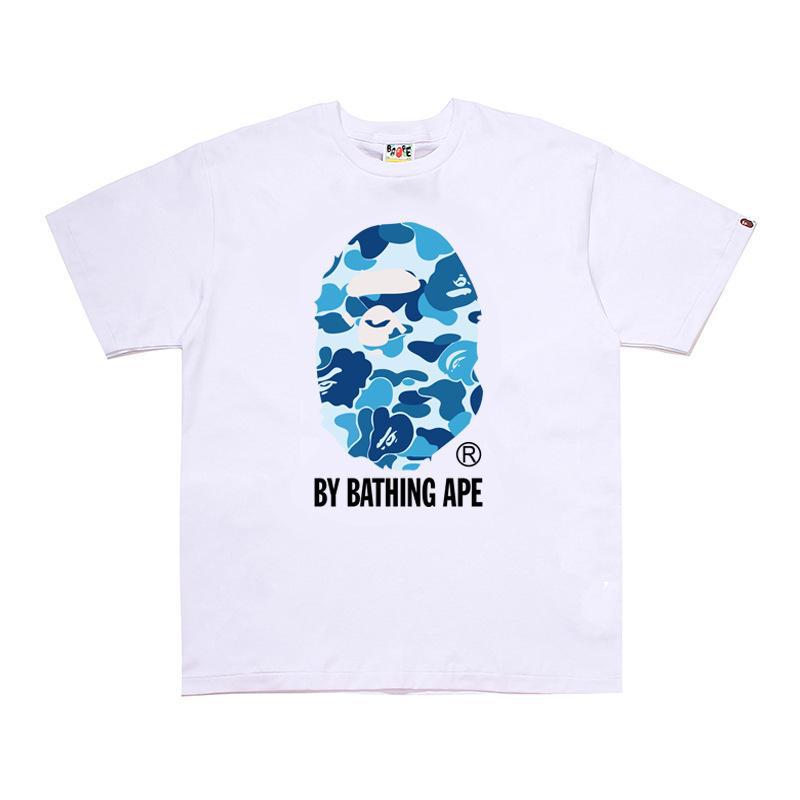 BAPE Ape Head Print Loose Unisex Streetwear T-Shirt