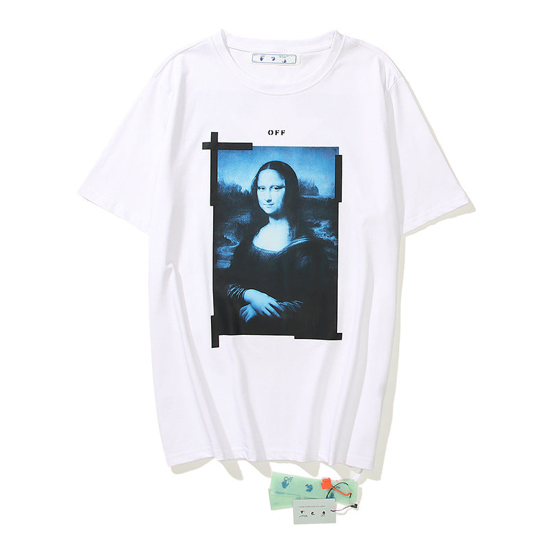 Off White Arrow Graphic Print Short Sleeve Tee Streetwear Unisex