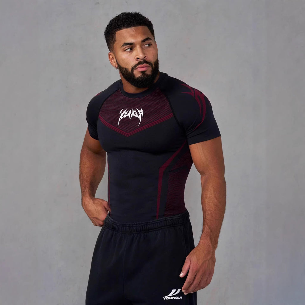 YOUNGLA 4041 Warrior Compression Tees