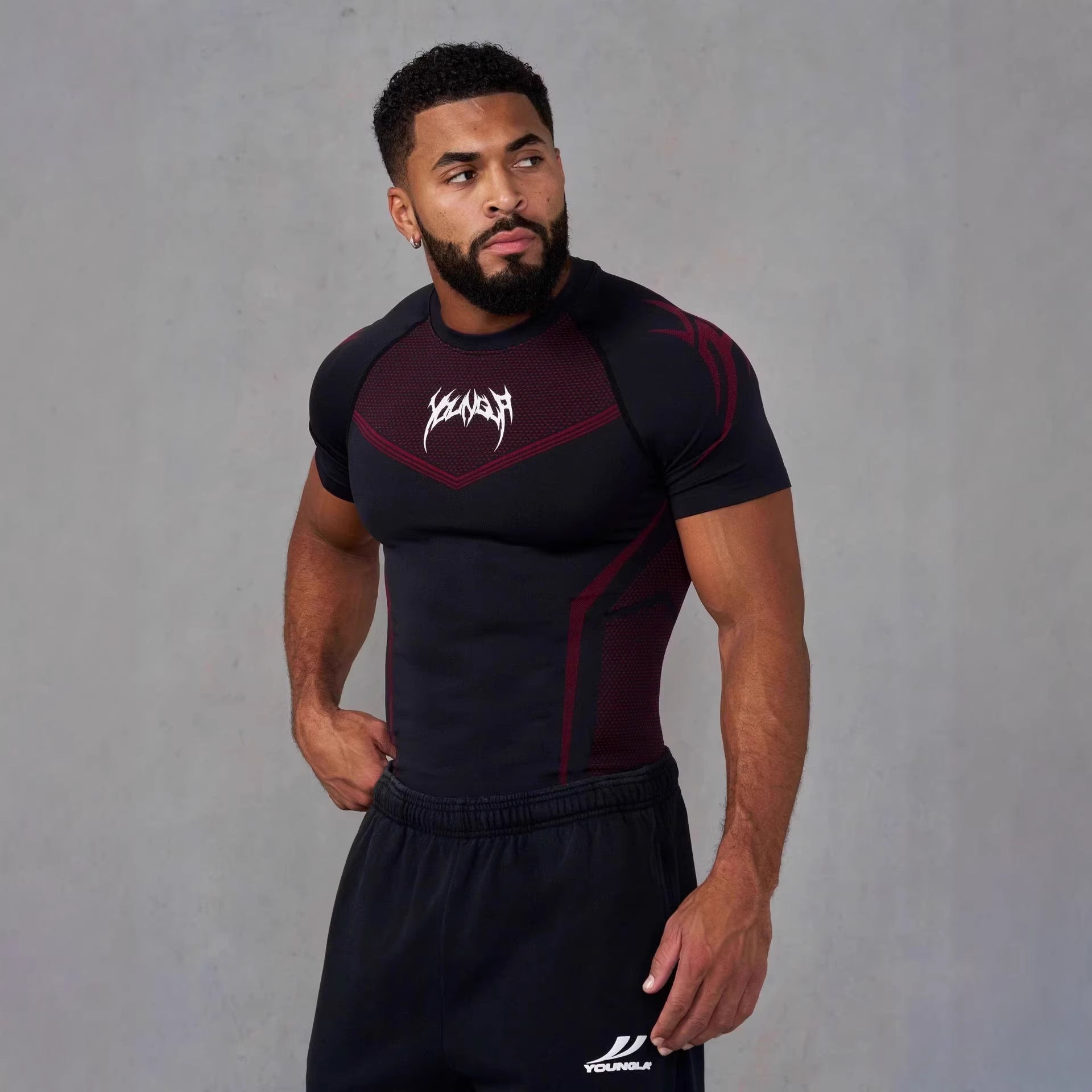 YOUNGLA 4041 Warrior Compression Tees