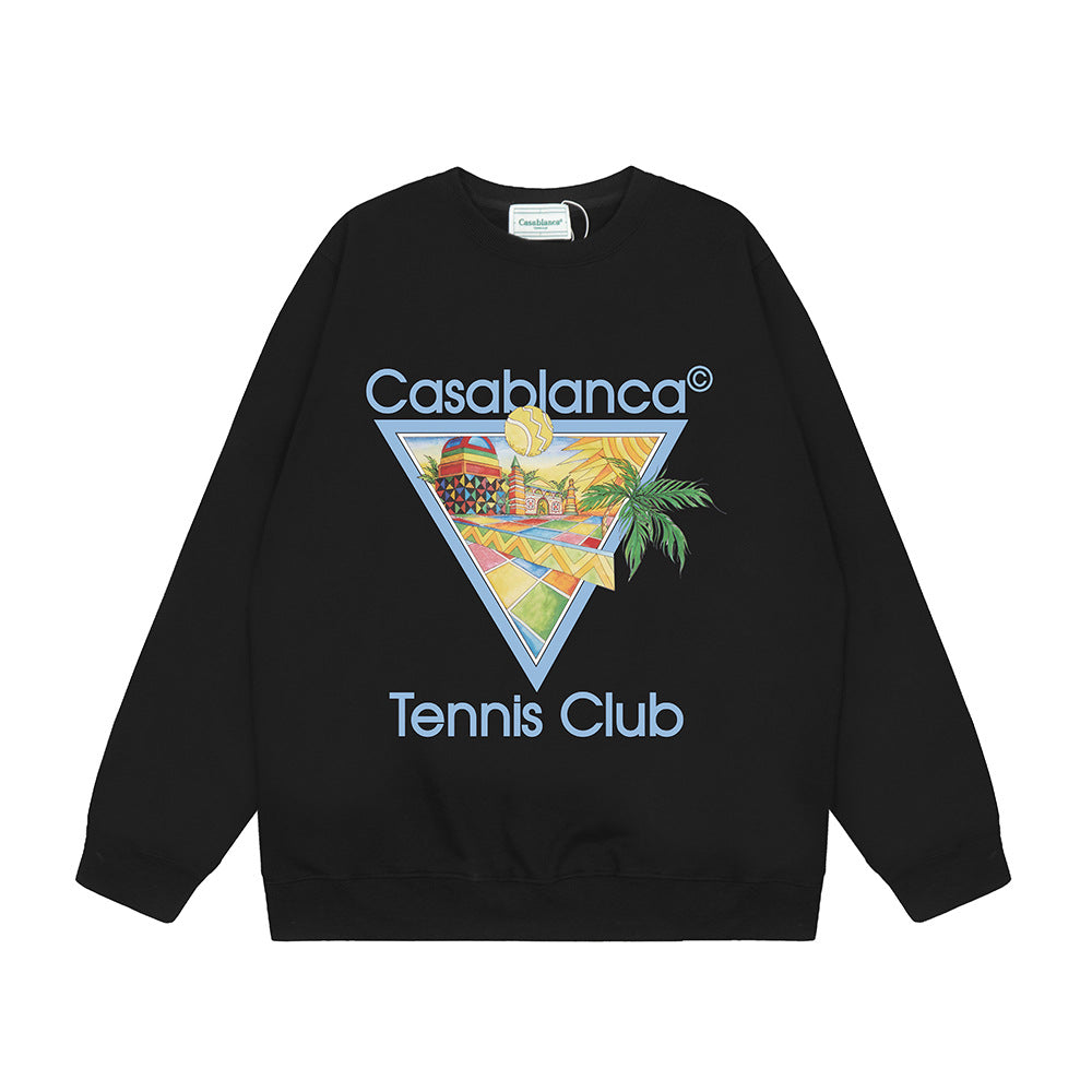 Casablanca Crewneck Sweatshirt Multi Graphic Tennis Club Pullover