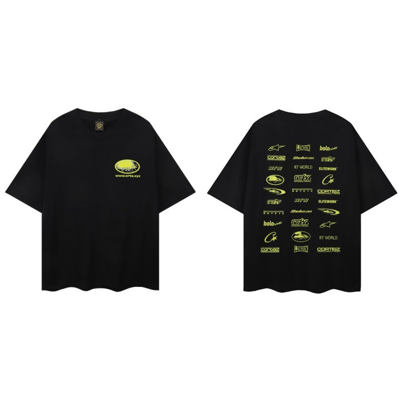 Corteiz Graffiti Graphic Tee Loose Unisex High Street T-Shirt