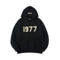 Fear of God ESSENTIALS 1977 Flocked Number Print Hoodie sweatpants