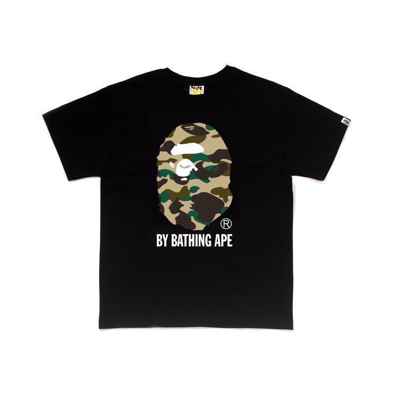 BAPE Ape Head Print Loose Unisex Streetwear T-Shirt