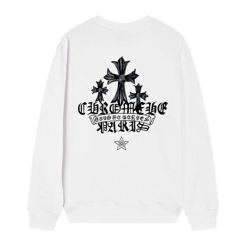 Chrome Hearts Cross Horseshoe Crewneck Sweatshirt Vintage Street Top