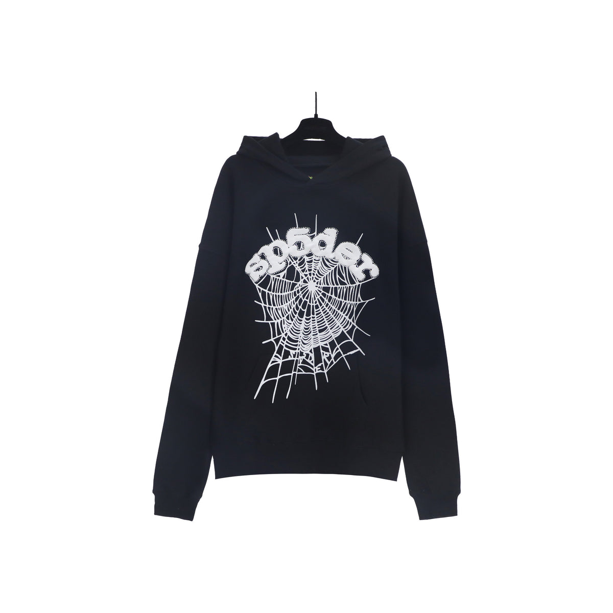 Sp5der Foam Print Spider Web Hoodie Sweatshirt Jogger Pants Set