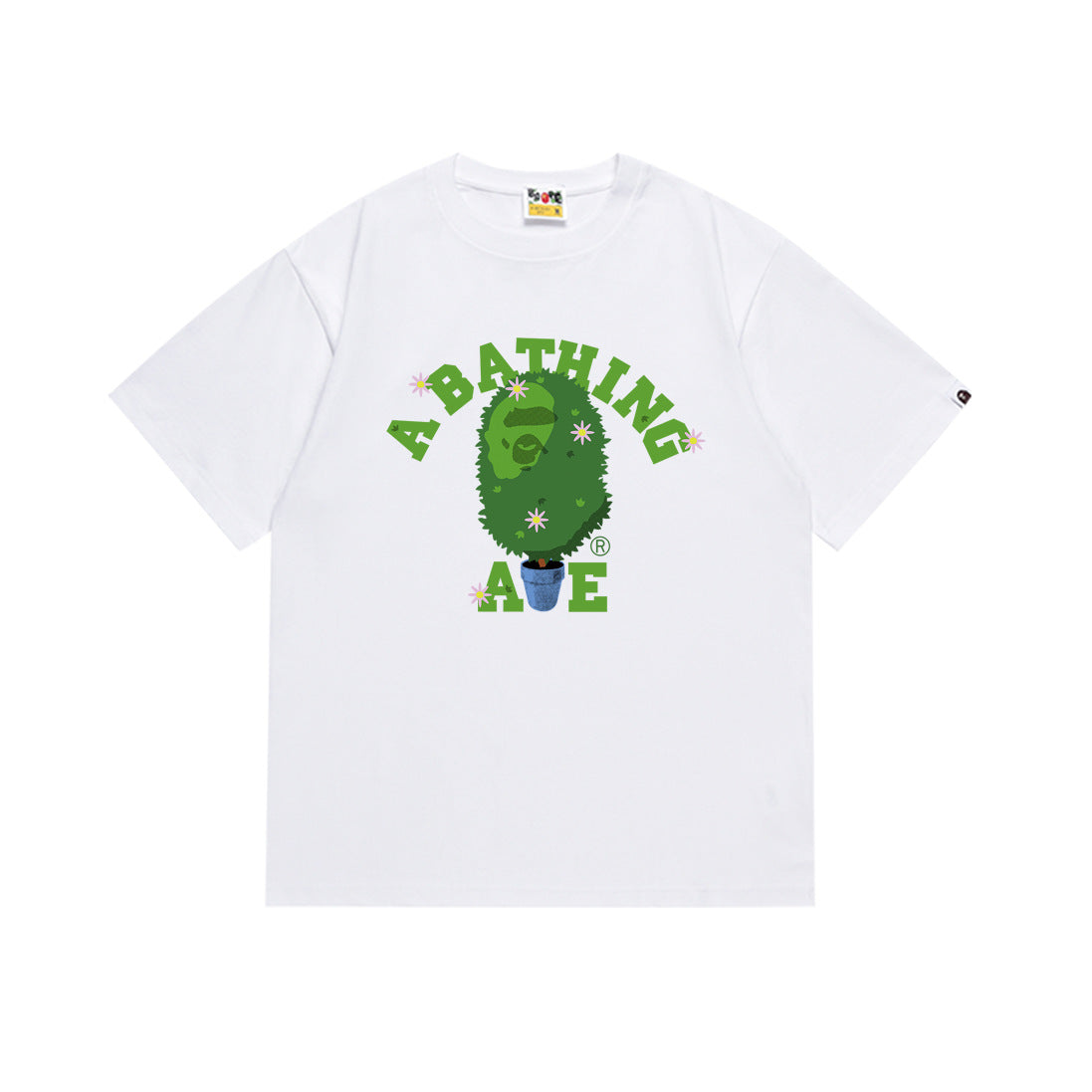 BAPE Ape Head Graphic Print Short Sleeve Tee Streetwear Unisex