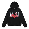 Amiri Letter Graphic Print Hoodie Streetwear Unisex