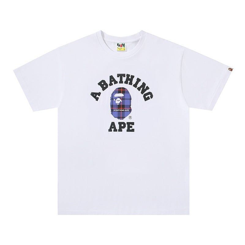 BAPE Ape Head Graphic Print Short Sleeve Tee Streetwear Unisex