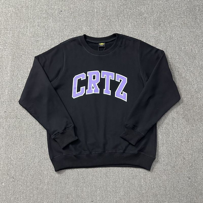 Corteiz Island Letter Graphic Oversized Crewneck Streetwear