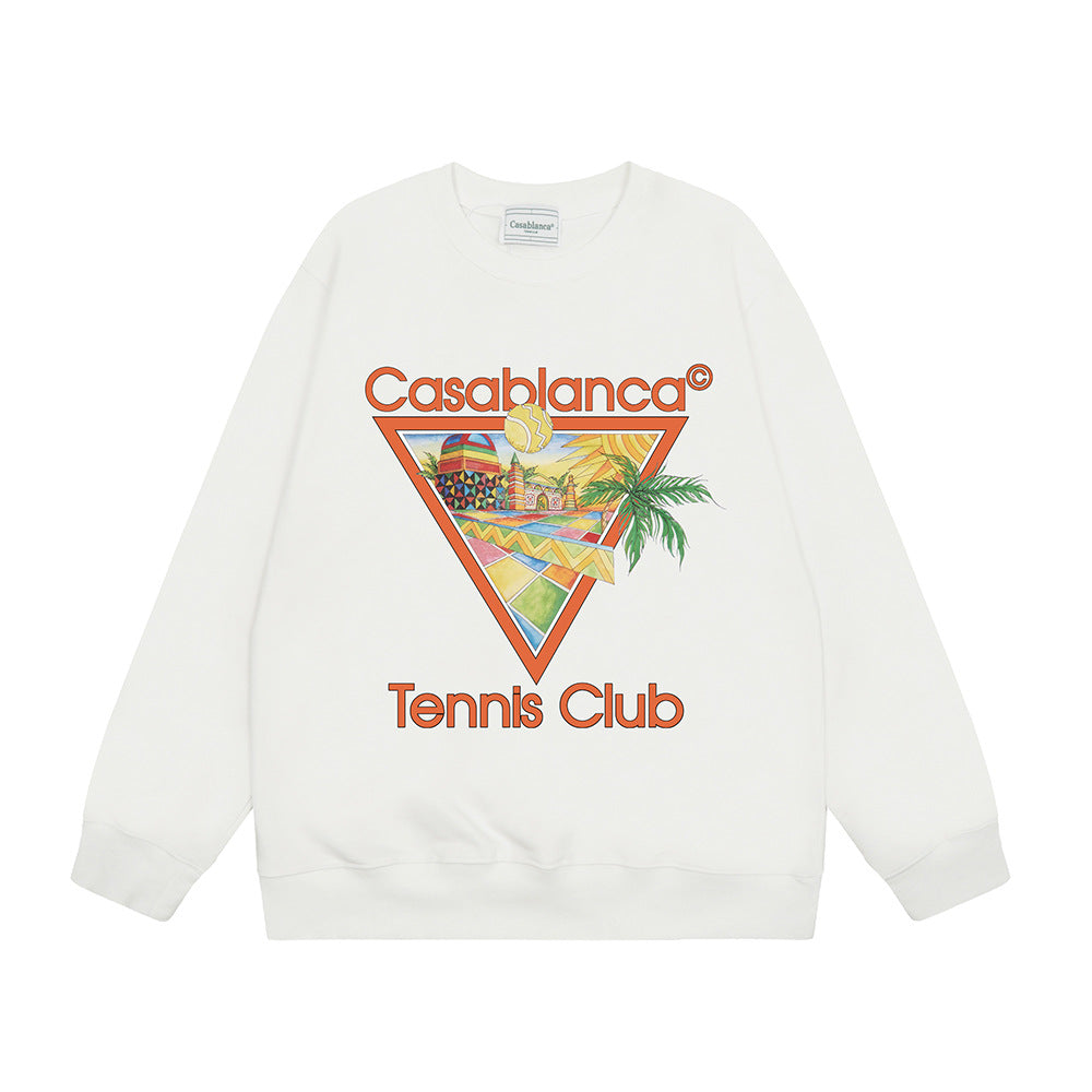 Casablanca Crewneck Sweatshirt Multi Graphic Tennis Club Pullover