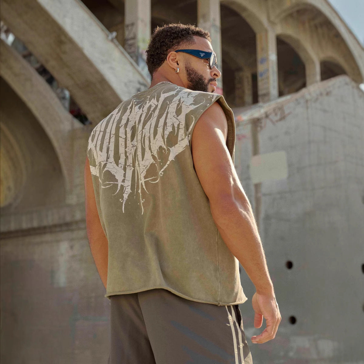 YOUNGLA 3022 Anarchy Cropped Tanks