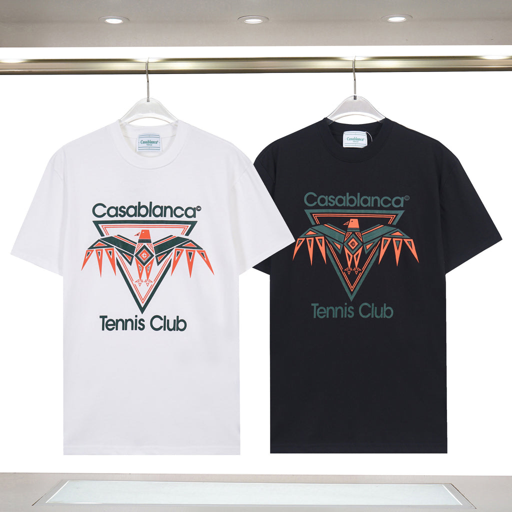 Casablanca Casa Letter Arch Graphic Short Sleeve Tee Streetwear Unisex